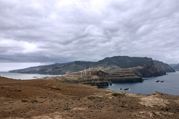 Fototapeta na wymiar Madeira island landscape Ponte de Sao Lourenco, Portugal