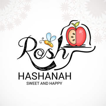 Rosh Hashana (jewish new year) greeting card