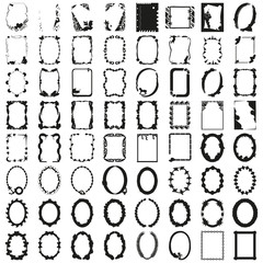 Great Set of Frames. Beautiful Vector in High Resolution.