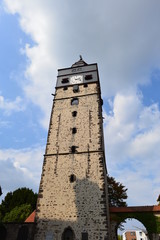 Fototapeta na wymiar Stadtturm von Lich in Mittelhessen