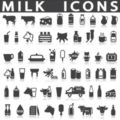 Milk icons