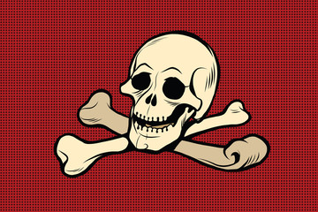 Jolly Roger. The skull and crossbones