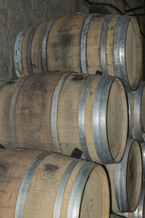 Toneles de madera para vino