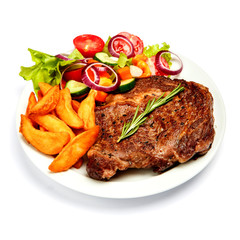 Roasted organic shin of beef meat