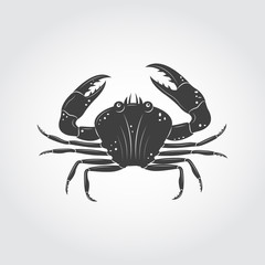 Crab Black Icon