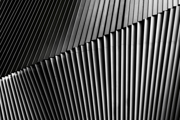 Metal louver architectural detail, Bangkok, Thailand