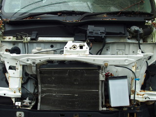 廃車の軽トラック