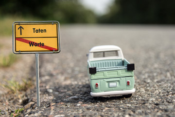 Schild 149 - Taten