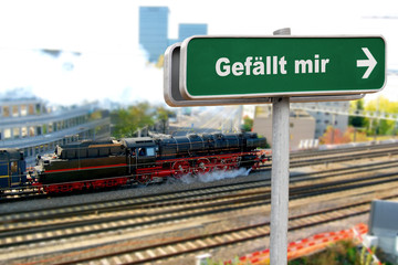 Schild 150 - Gefällt mir