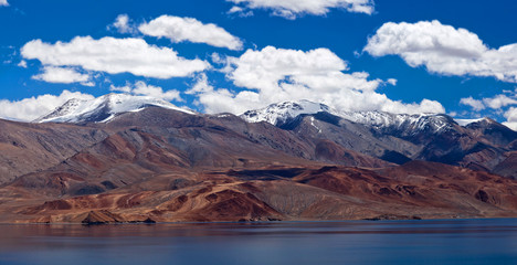 Tso Moriri Lake in Ladakh, Jammu and Kashmir, India