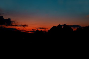 Sonnenuntergang im Mainstockheim September 2016