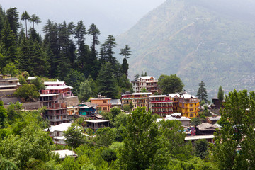 Kullu valley in Himachal Pradesh, India