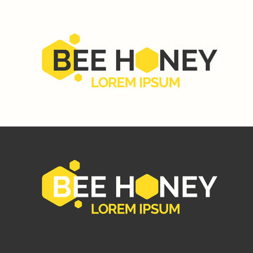 Logo of bee honey.