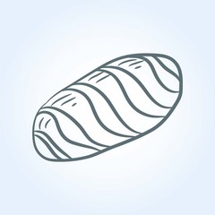 bread icon vector