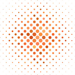 Orange dot pattern background design