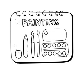 Drawing set. Hand drawing vector illustration