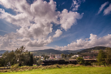 Kolej retro na trasie Nowy Sącz-Krynica-Zdrój © Adam Olszowski