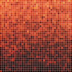 abstract vector square pixel mosaic background