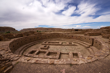 Kiva Ruins at Pueblo Bonito