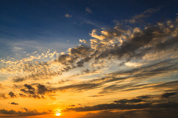 The color of twilight sky