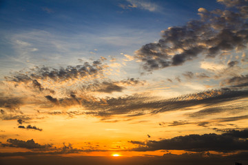 The color of twilight sky