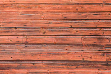 Old red wooden wall, detailed background photo