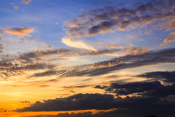 Fototapeta premium The color of twilight sky