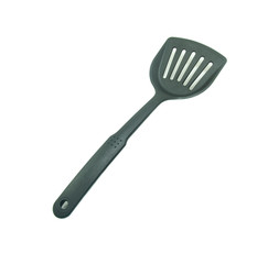 spade of frying pan on white background