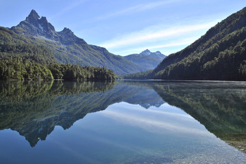 Beautiful reflection at lake Soberania