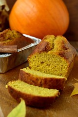 Sweet rye pumpkin bread