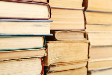 Old antique books background