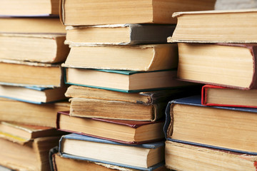 Old antique books background