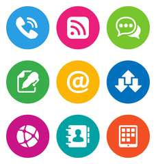 color communication icons