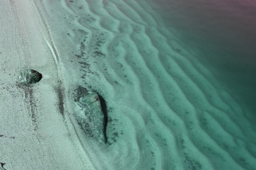 riverbank sand water