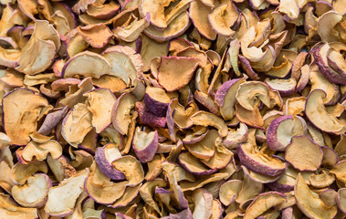 Mountain of dried apples