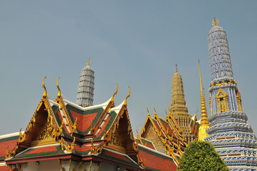 Grand palace and Wat phra keaw in Bangkok, Thailand