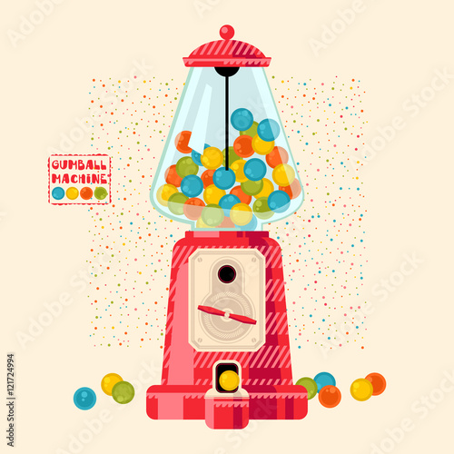 "Gumball machine." obrazów stockowych i plików wektorowych royalty free