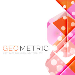 Shiny geometric abstract background