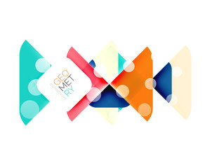 Glittering abstract geometric background