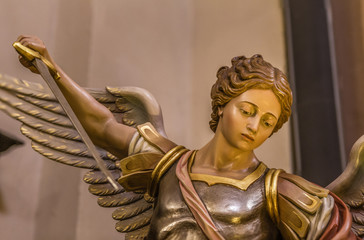 Obraz premium Statue of the Archangel Michael
