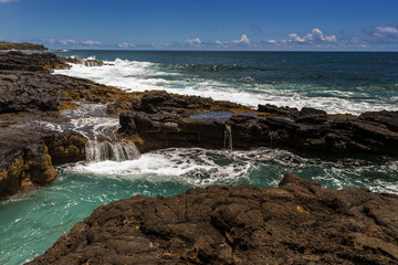 Coastal dump-site Kauai, Hawaii