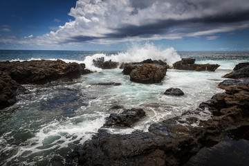 Coastal dump-site Kauai, Hawaii