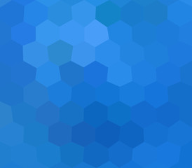 Blue color geometric rumpled background. Low poly style gradient illustration. Graphic background.