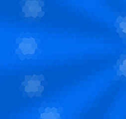 Blue color geometric rumpled background. Low poly style gradient illustration. Graphic background.