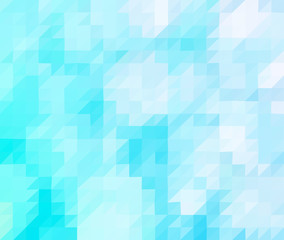 Fototapeta na wymiar Blue color geometric rumpled background. Low poly style gradient illustration. Graphic background.