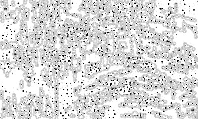 Vector abstract background with dots and lines