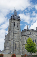 Fototapeta na wymiar L'église de Châteaubourg