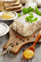 Homemade jelly meat
