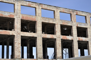 abandoned building under construction
