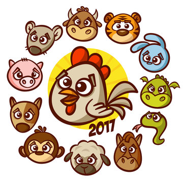 Chinese New Year Zodiac Animal Horoscope